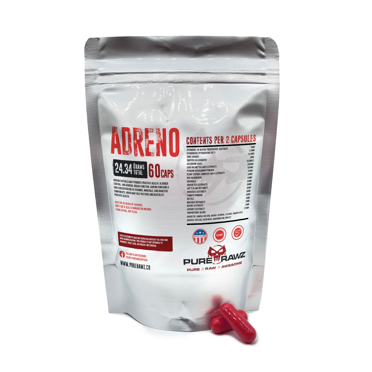 Buy Adreno Capsules For Sale - Fast Shipping | PureRawz