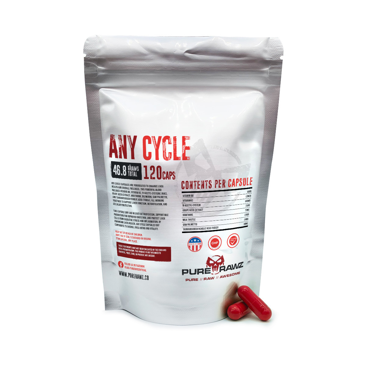 Any Cycle Capsules For Sale | Fast Shipping | Purerawz