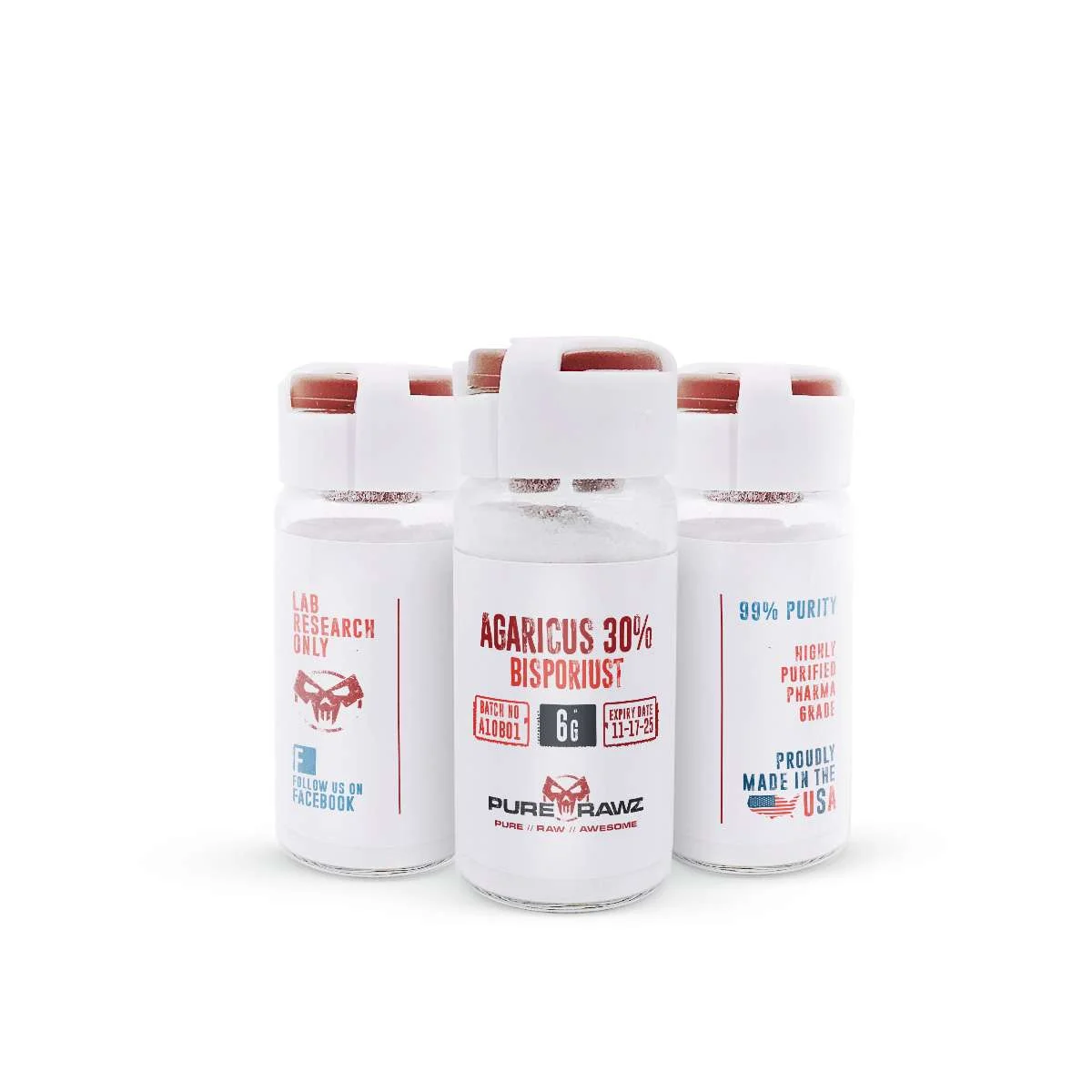 Buy Agaricus 30% Bisporiust - Fast Shipping | PureRawz