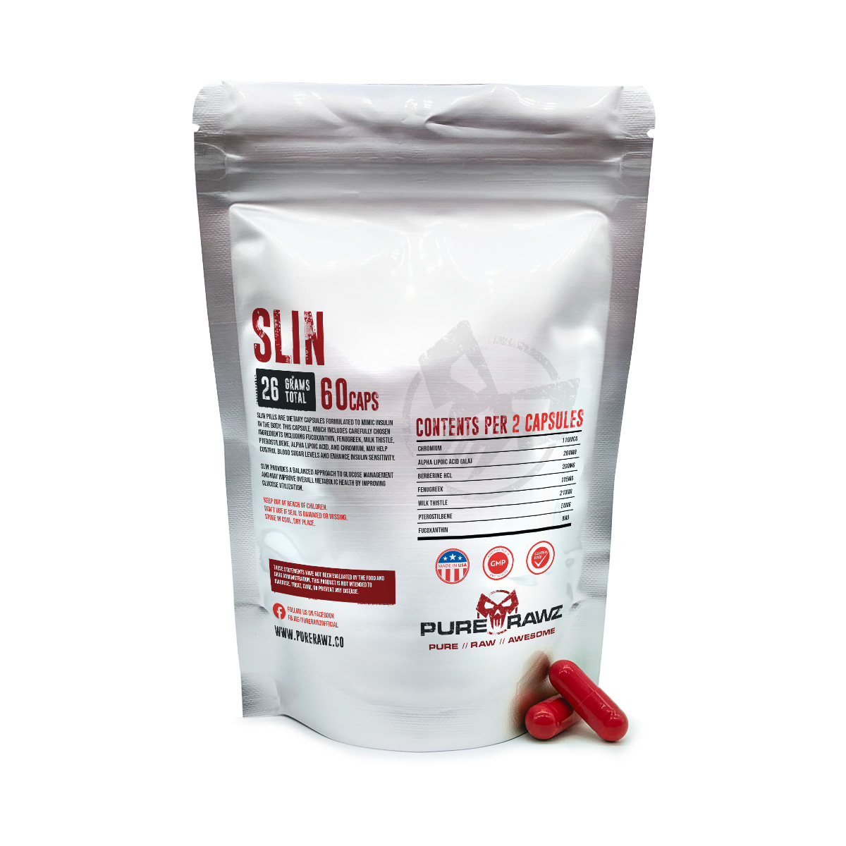 Buy Slin 60 Capsules For Sale | Fast Shipping | PureRawz