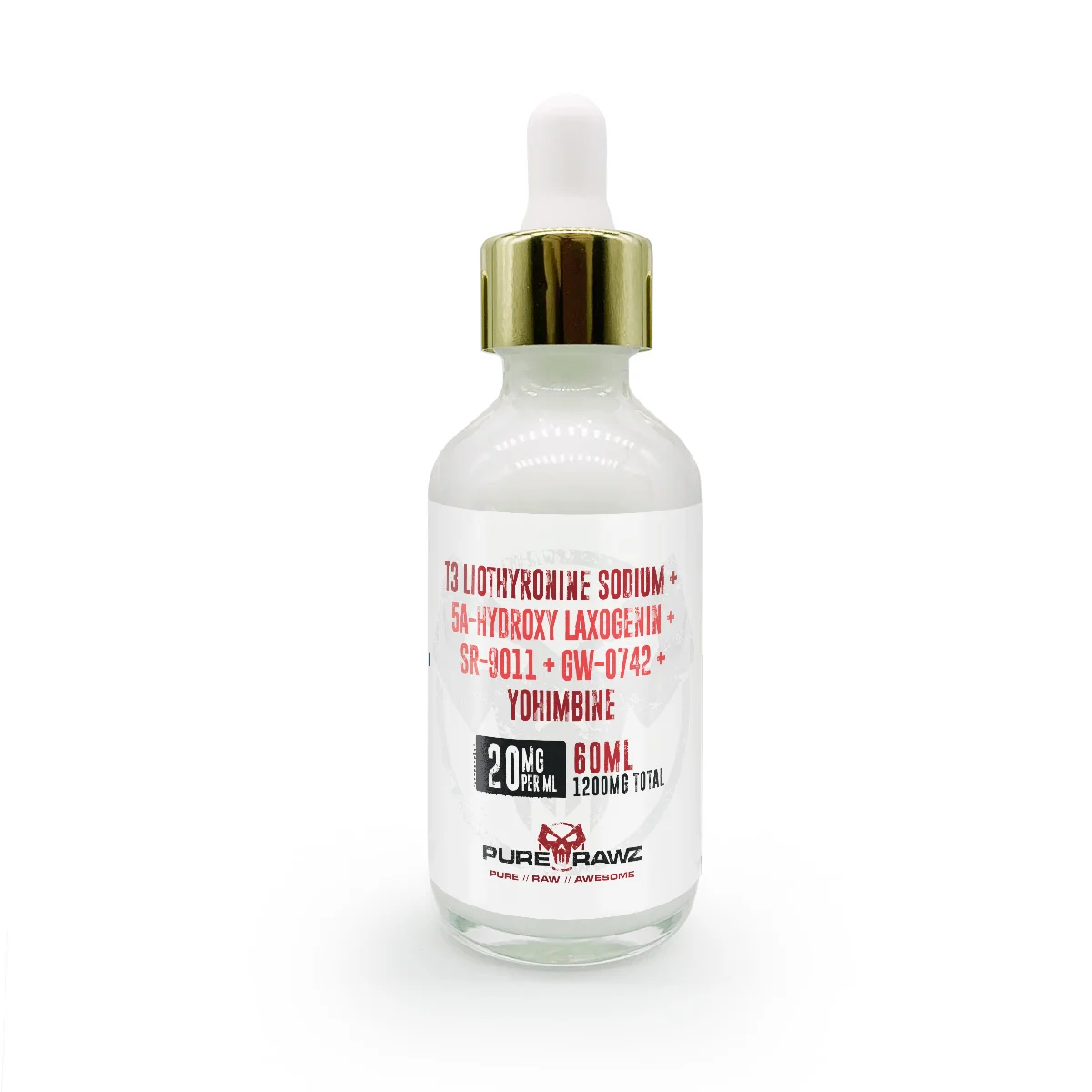 T3 Liothyronine Sodium + 5a-Hydroxy Laxogenin + SR-9011 + GW-0742 + Yohimbine Liquid 60ml_PURZ (2)
