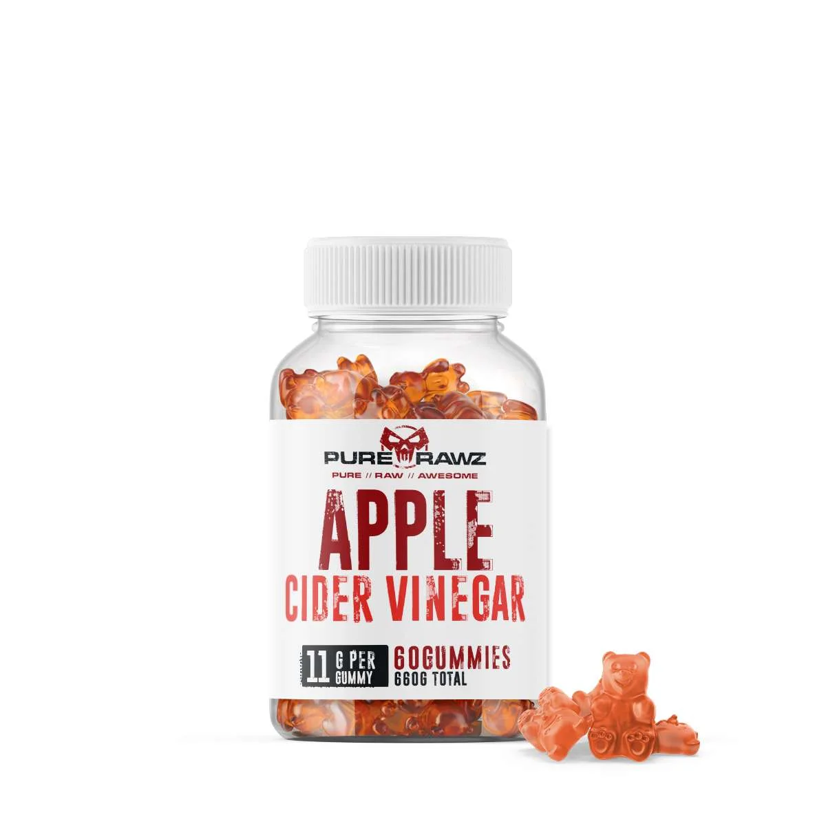 Apple Cider Vinegar (Gummies) For Sale - USA Made | PureRawz