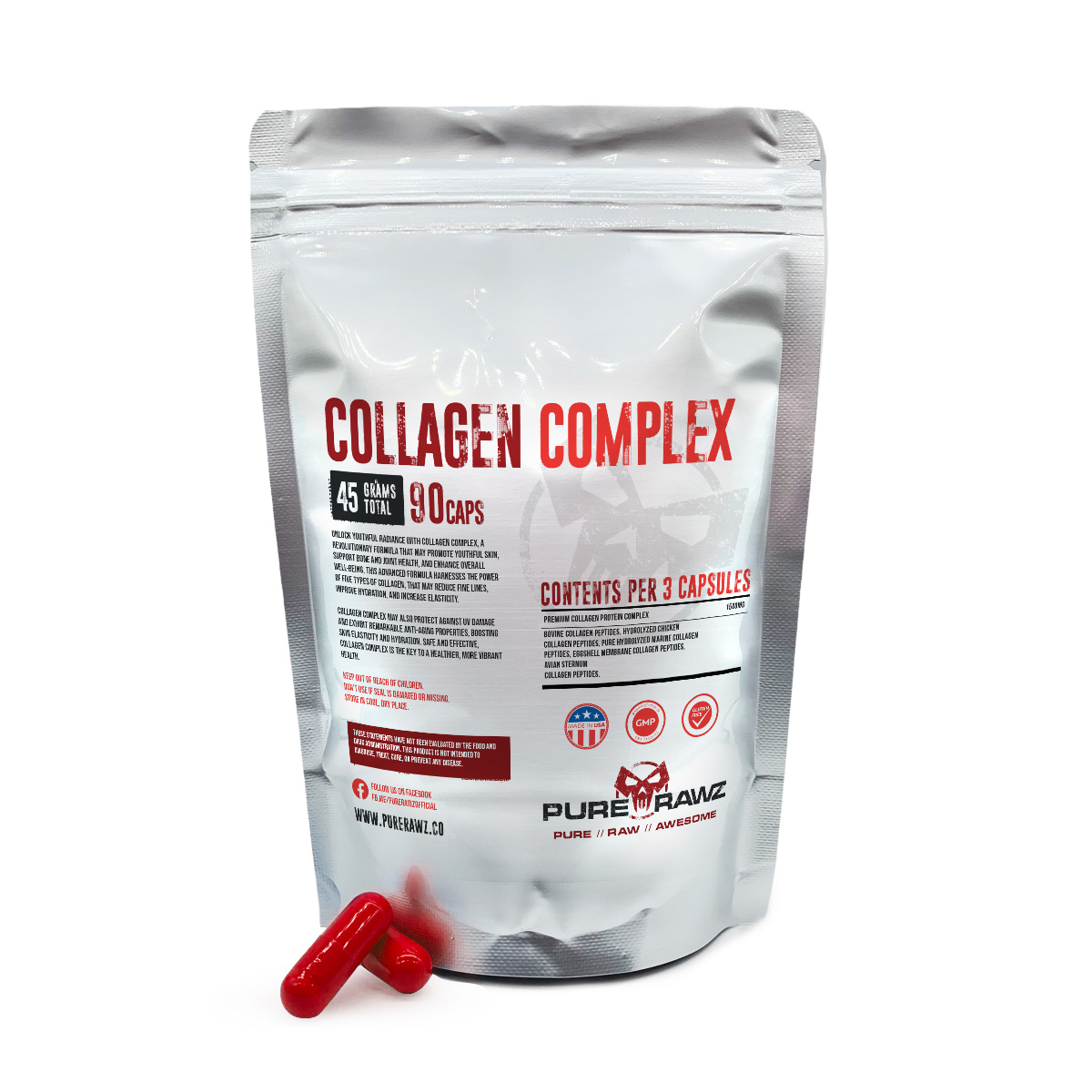 Collagen Complex 90 Caps | PureRawz