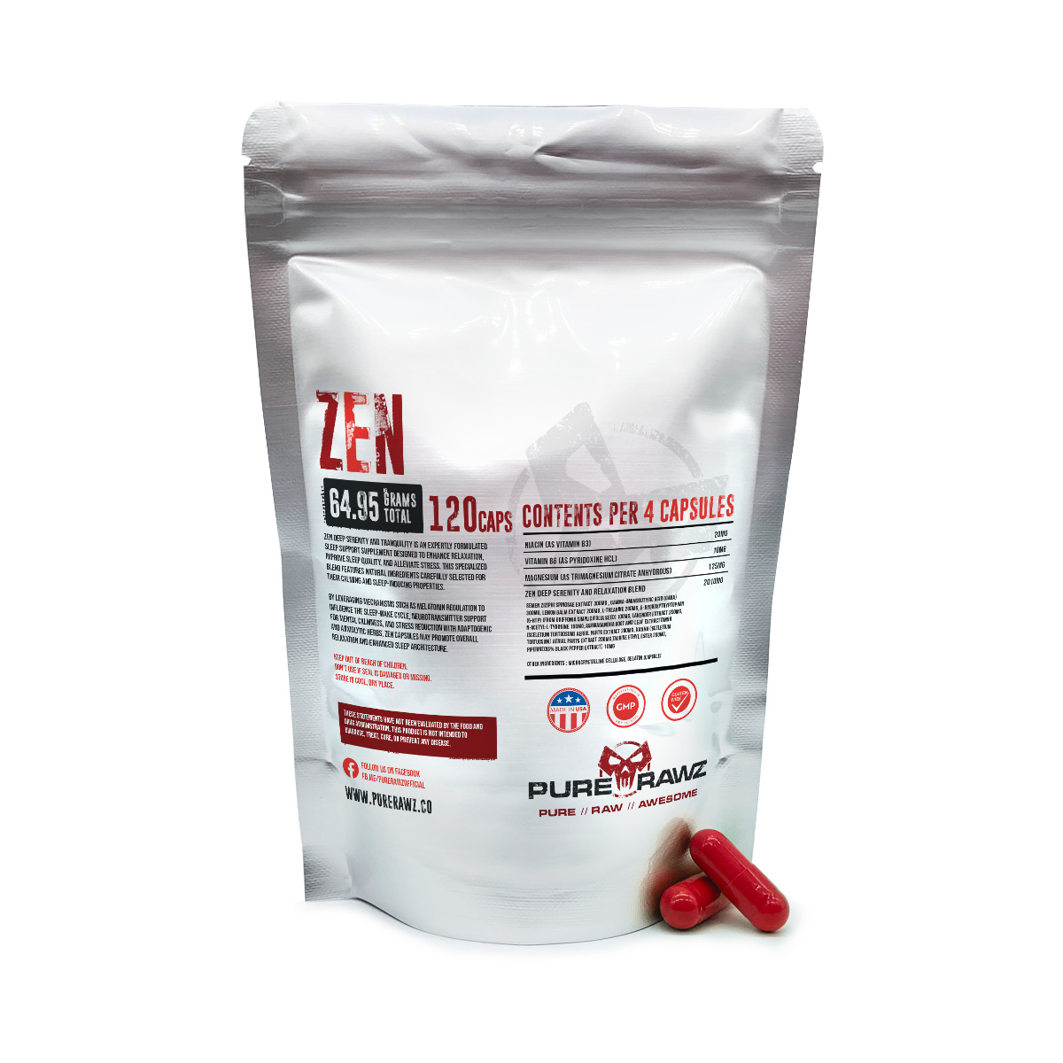 ZEN Capsules For Sale - Buy Online | USA-Made | PureRawz