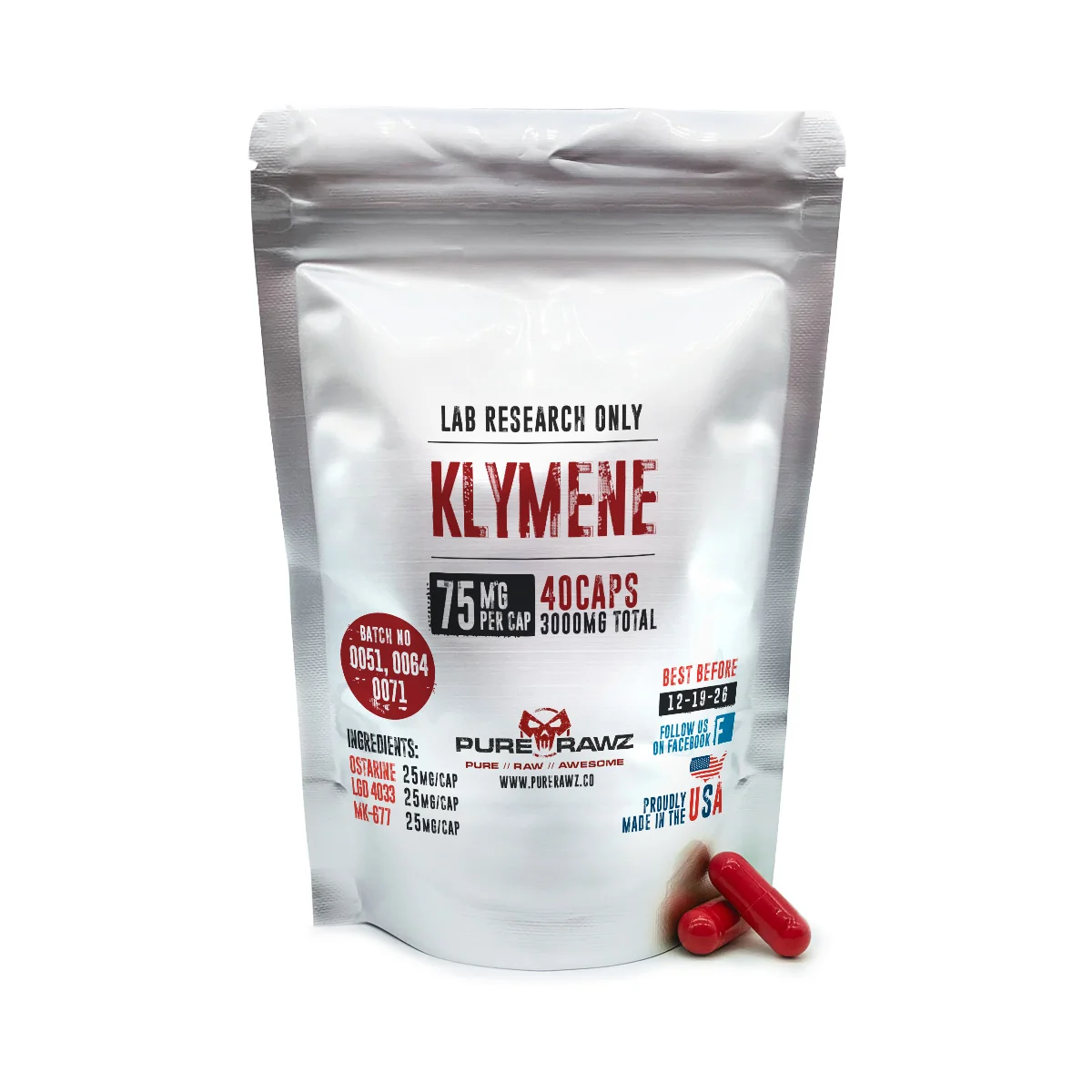 Buy Klymene Stack (LGD-4033 + MK-2866 + MK-677) | PureRawz