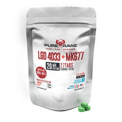LGD-4033 + MK-677 Stack for Sale | 99% Pure | PureRawz