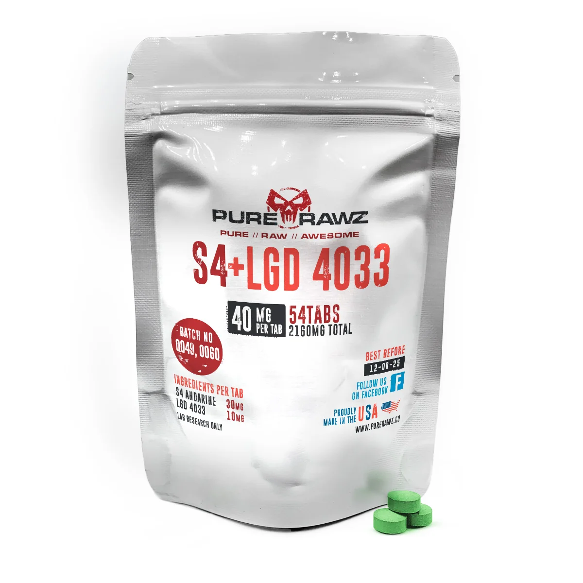S4 Andarine + LGD-4033 Stack For Sale | USA Made | PureRawz