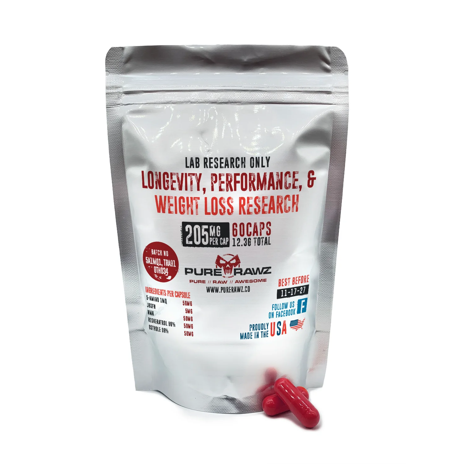 Longevity, Performance & Research capsules | Purerawz