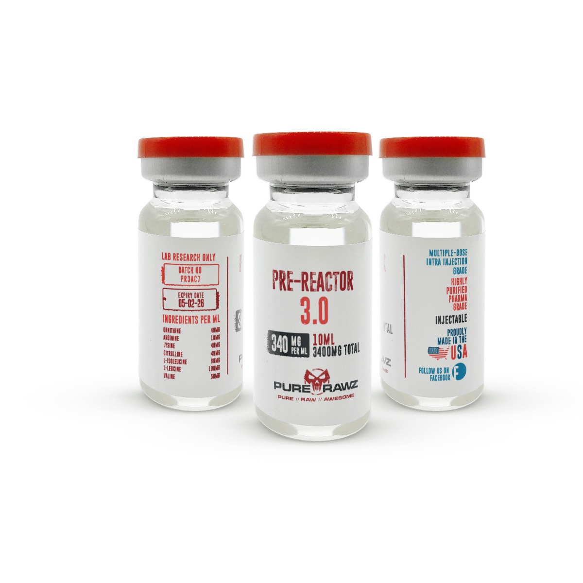 Pre-Reactor 3.0 injectable For Sale | USA Made | PureRawz