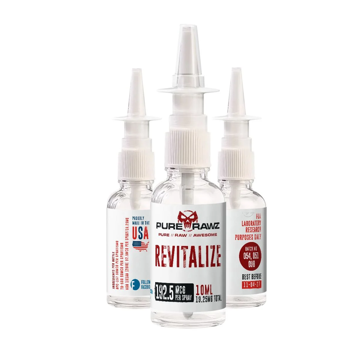 Revitalize Nasal Spray (HGH 191AA + BPC-157 + TB-500