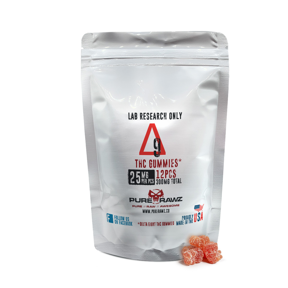 Delta-9 THC Gummies For Sale | 3rd Party Tested | Purerawz
