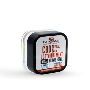 CBD Topical Balm Soothing Mint | 3rd Party Tested | Purerawz