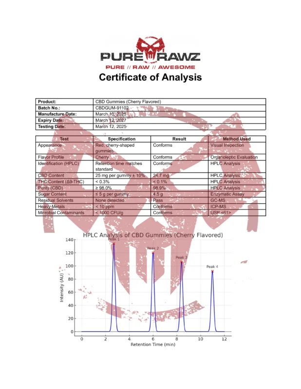 PRZ CBD Gummies (Cherry Flavored)