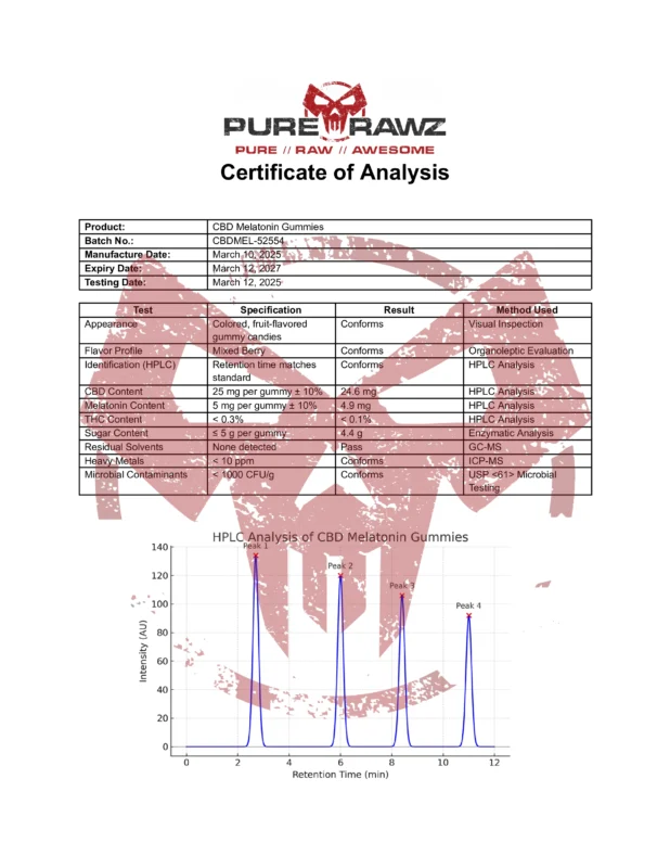 PRZ CBD Melatonin Gummies