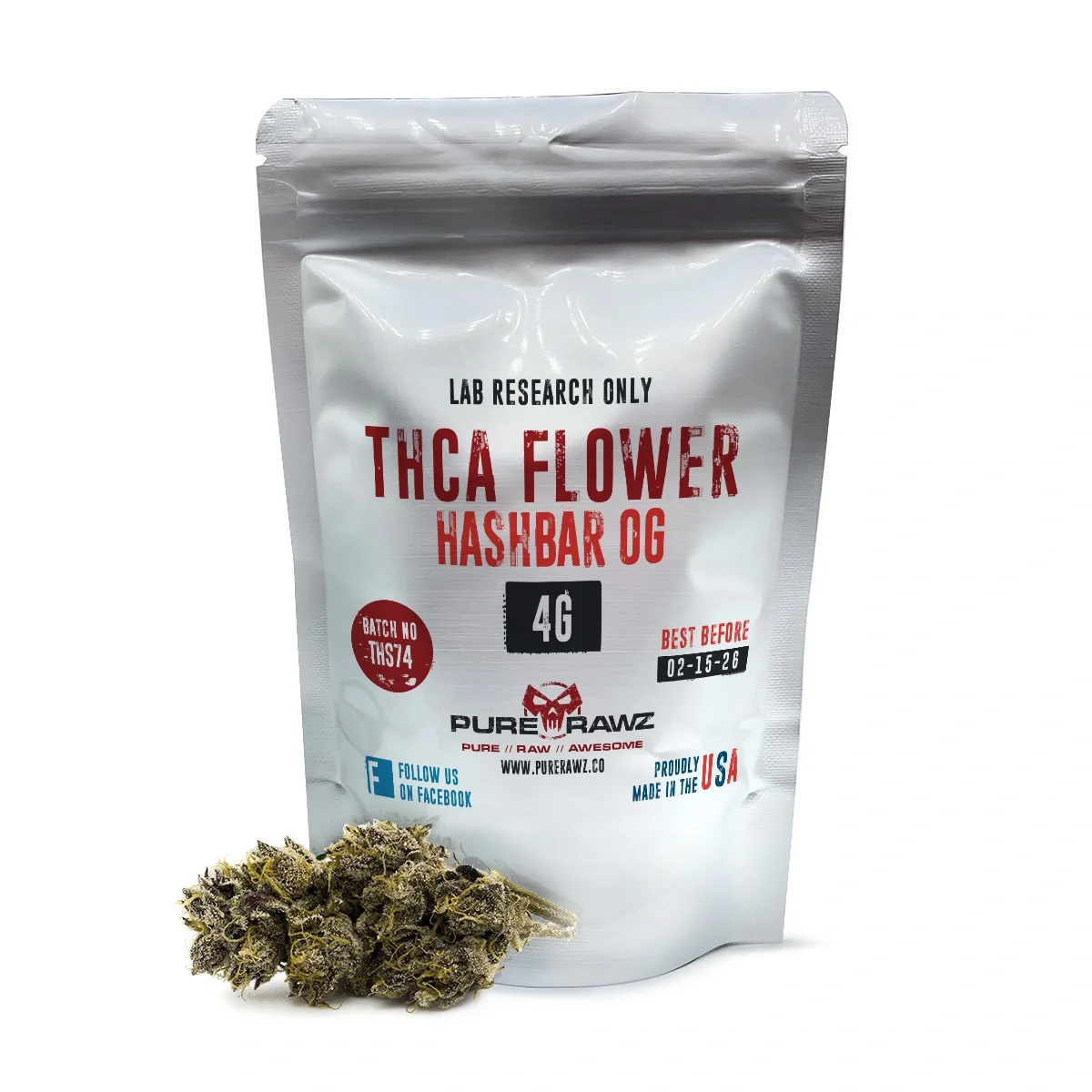 THCa Hashbar OG Flower For Sale | Fast Shipping | PureRawz