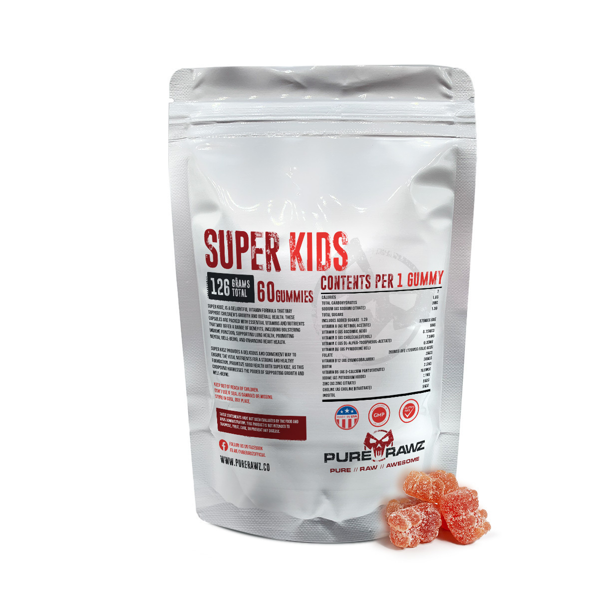 Super Kids Gummies For Sale | Fast Shipping | Purerawz