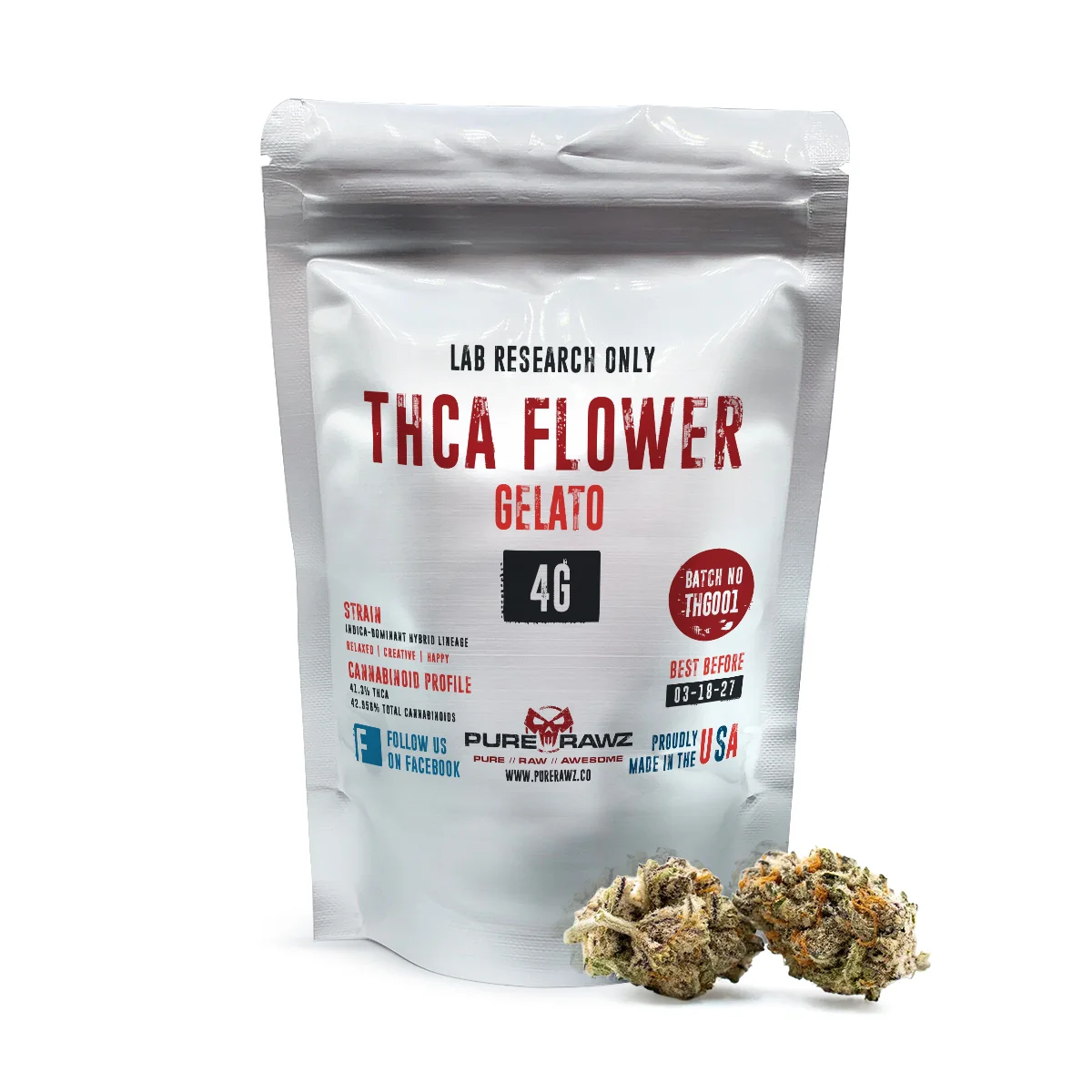 THCa Gelato Flower 4g