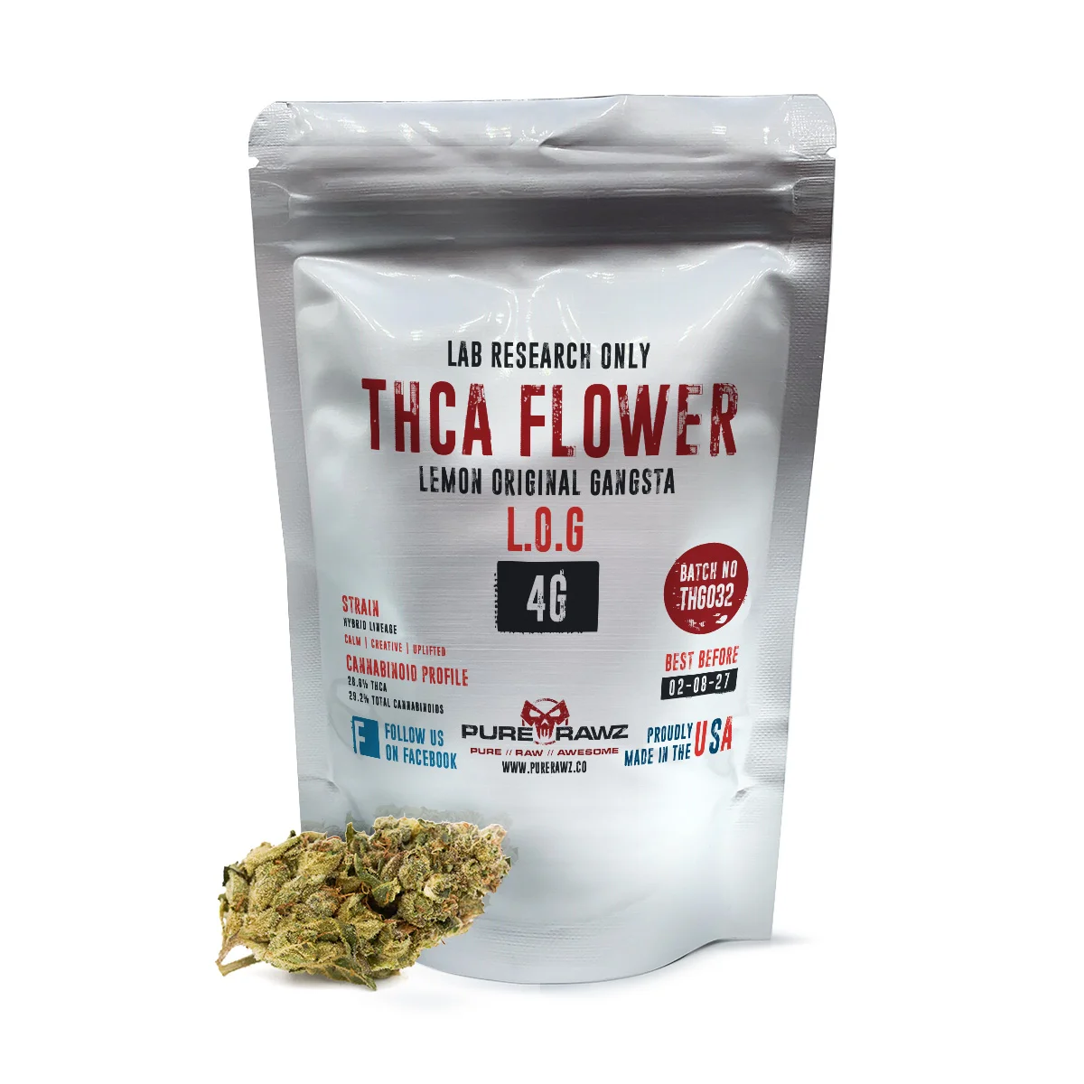 THCa L.O.G Flower 4g