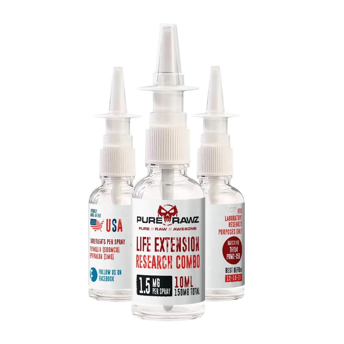 Life Extension Research Combo Nasal Spray for sale at purerawz