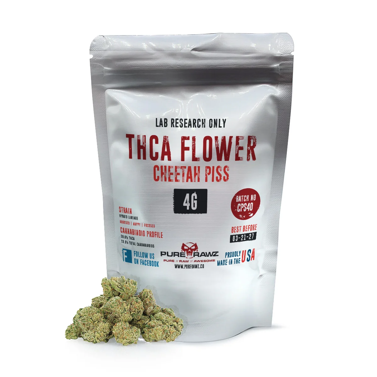 Cheetah Piss THCa Flower 4