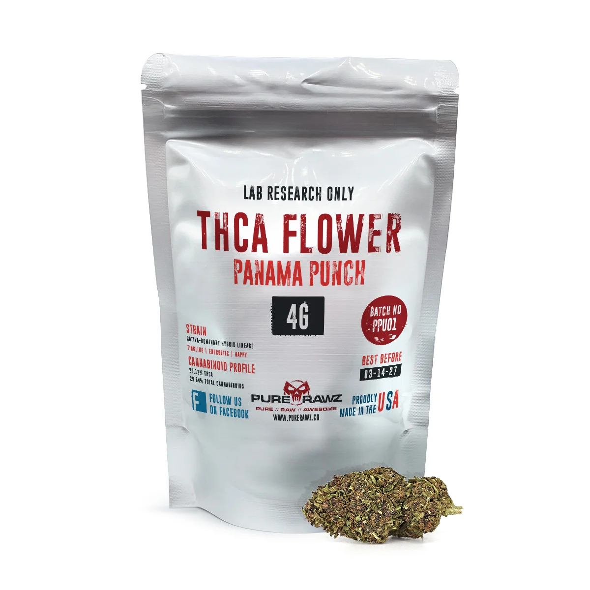 THCa Panama Punch Flower 4g