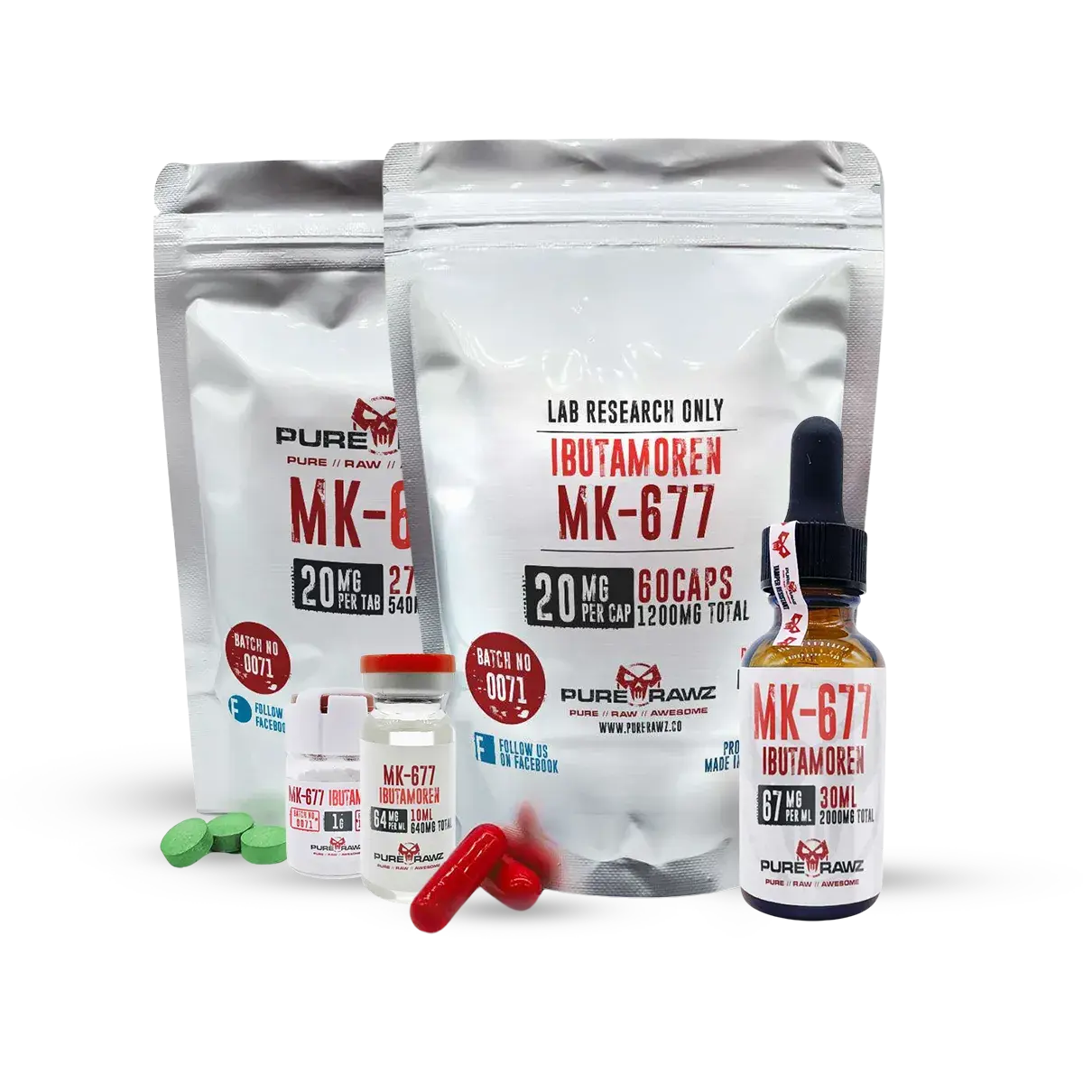 Mk-677 20MG - 60 capsules for sale at Purerawz