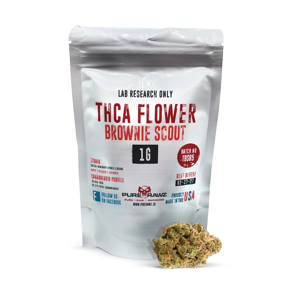 Brownie Scout THCa Flower 1g