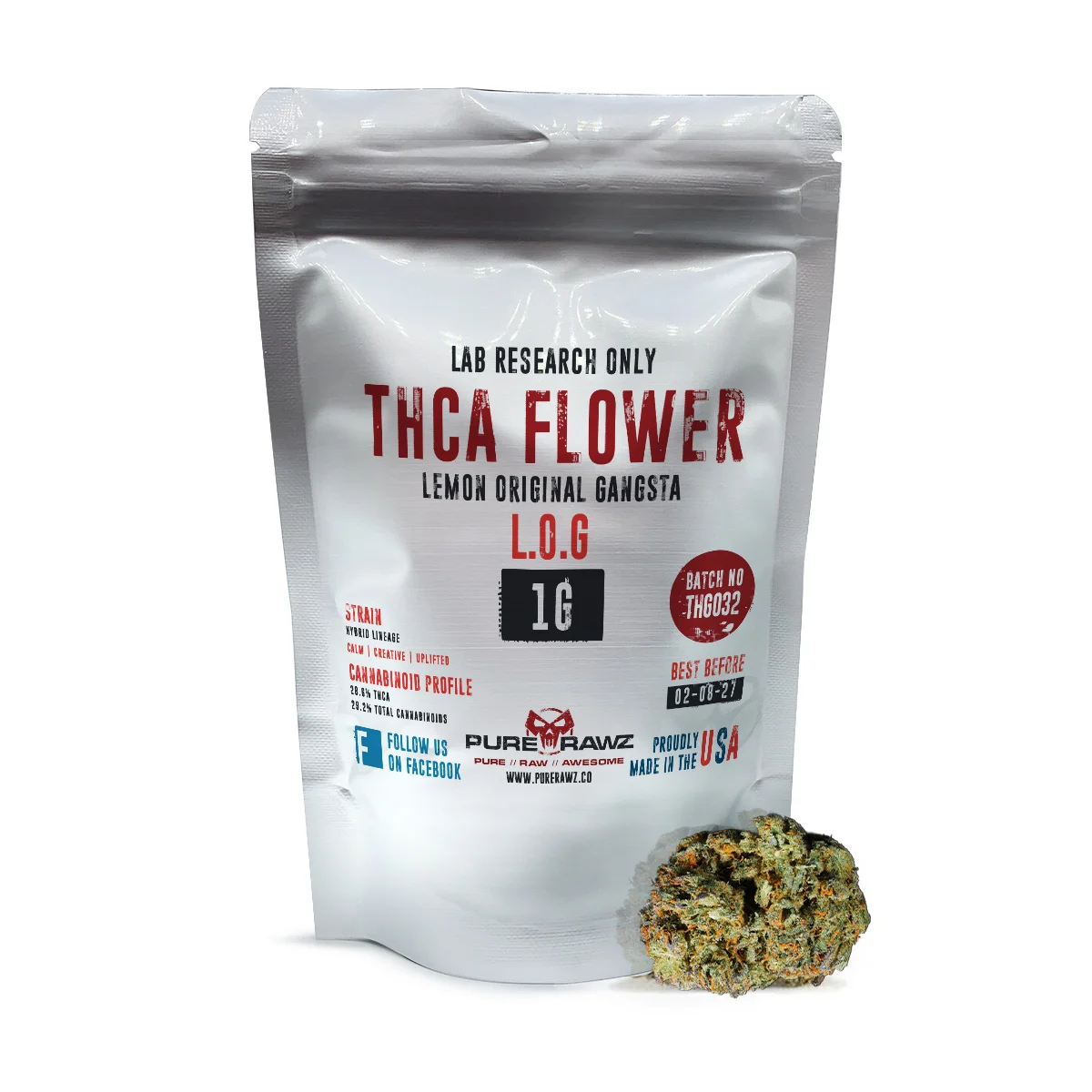 L.O.G THCa Flower 1g