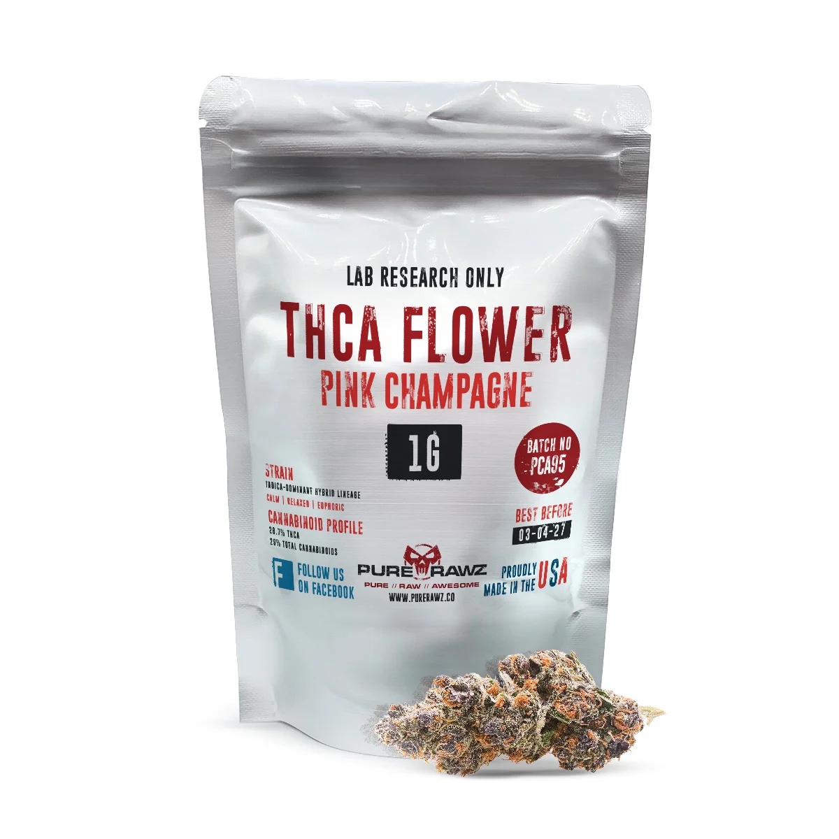 Pink Champagne THCa Flower 1g