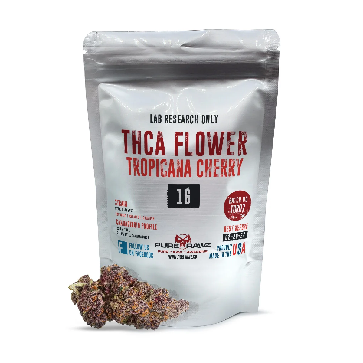 Tropicana Cherry THCa Flower 1g