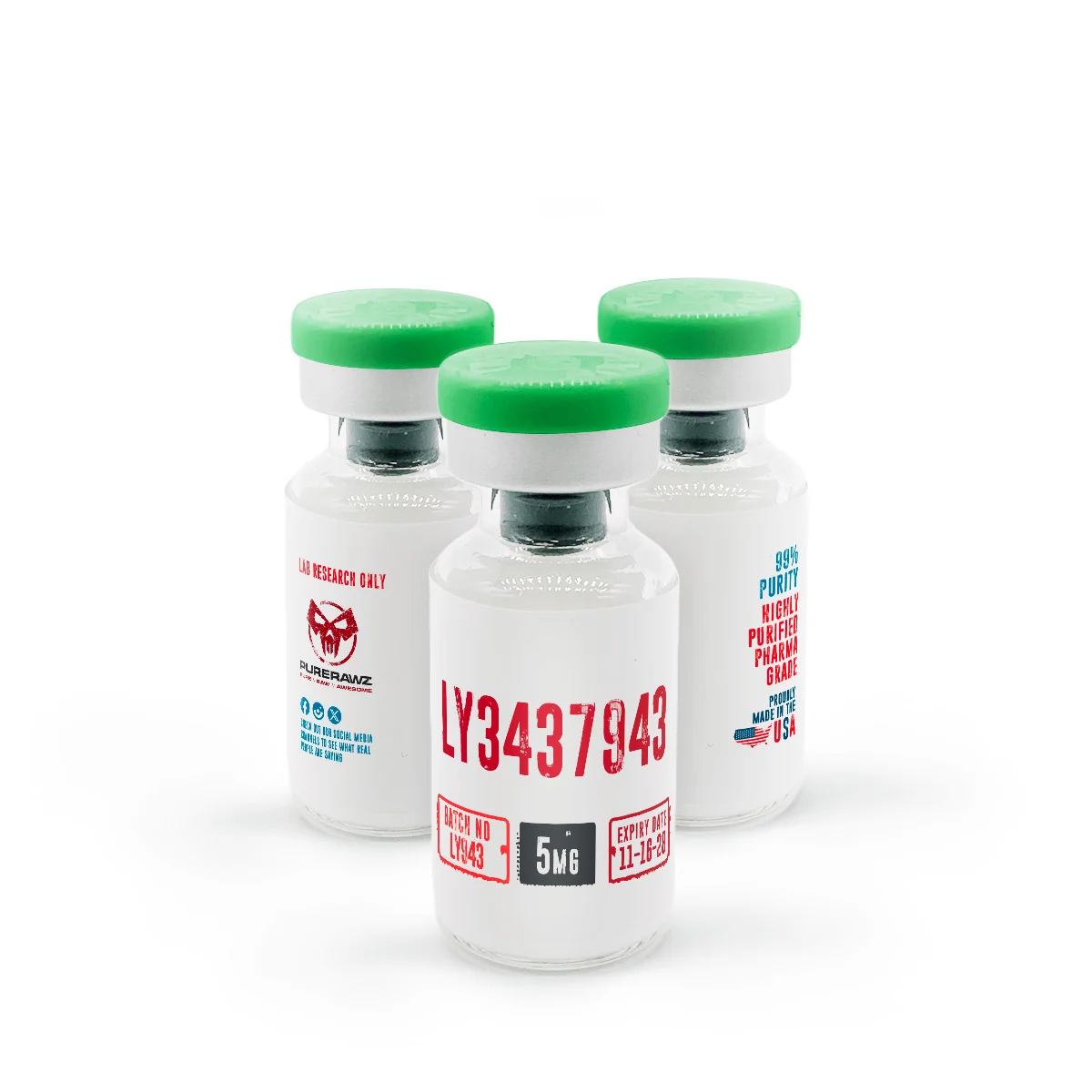 Buy Retatrutide (LY3437943) | USA Made Peptide for Sale